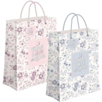 Geschenktasche 45 x 33 x 10 cm Mama Blumen - 1 Stück