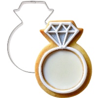 Hochzeitsring-Ausstechform, 7 cm - Wilton