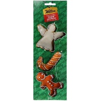 Ausstechformen für Lebkuchenmännchen, Zuckerstange und Engel - Wilton - 3 Stück