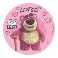 Essbarer Tortenaufleger Lotso aus Toy Story - Ø 20 cm