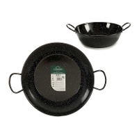 Emaillierte Gazpacheropfanne mit 36 cm Durchmesser und Griffen