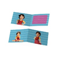 Heidi-Einladungen - 6 Stück