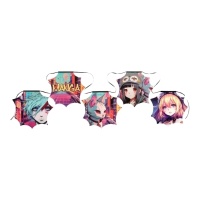 Wimpelkette Manga 5,00 m