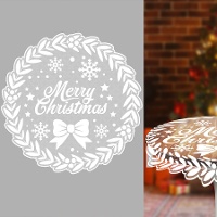 Runder Tischdecke von 1 m Durchmesser mit 