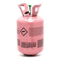 Rosa Heliumflasche - 0,20 m3 - für 24 Ballons