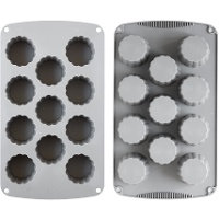 Silikon-Backform mit Wellenrand, 29,5 x 17 x 5,5 cm - Decora
