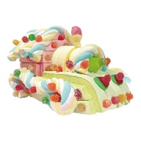 Bunter Zuckerzug aus Marshmallows, 690 g