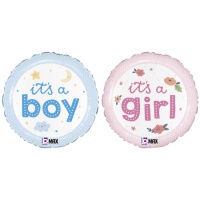 Baby Shower Ballon 46 cm rund - Grabo