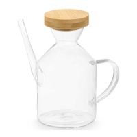 Ölkanne 600 ml mit Bambusdeckel