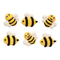 Zuckerfiguren von Bienen - Decora - 6 Stück