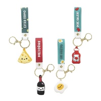 Schlüsselanhänger mit lustiger Figur und Spruch, Vermouth - 1 Stück