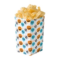 Schachtel mit Totenköpfen 14 x 7 x 7 cm - 6 Stück.