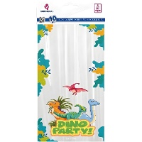 Dino Party Süßigkeitentüten, 29 x 13 cm - 10 Stück
