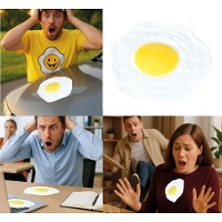 Realistisches Scherz-Spiegelei