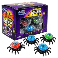 Spinne mit Geleeauge und Brausebonbon - 30 Stück