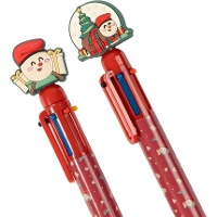 Mehrfarbiger Kugelschreiber im Tió-de-Nadal-Design - 1 Stück