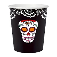 Tag der Toten Becher 255ml - 6 Stk.