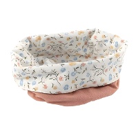 Brotkorb 18 x 18 x 15 cm Blumen