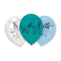 23 cm Latexballons von Frozen - 6 Stück