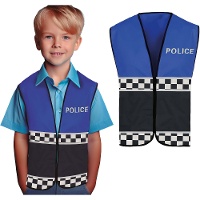 Kinder-Polizeiweste, blau