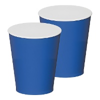 270 ml farbige Becher - 8 Stück