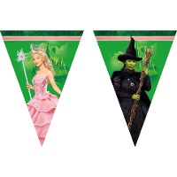 Wimpelkette 'Wicked' mit Glinda und der bösen Hexe