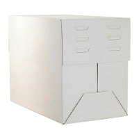 Tortenbox aus Karton 35 x 25 x 20 cm - Höhe verstellbar bis 30 cm