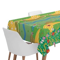Bauernhof-Tischdecke 1,2 x 1,8 m