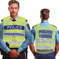 Gelbe Verkehrspolizeiweste für Erwachsene