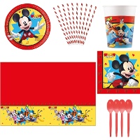 Party-Set für Mickey-Feier - 8 Personen