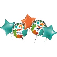 Happy Birthday Dinosaurier Bouquet - 5 Stück