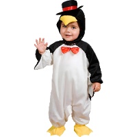 Pinguin Kostüm mit Fliege für Baby