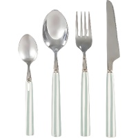 Besteckset Bengala Mint gestreift - 4-teilig