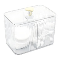 Box für Wattestäbchen und Wattepads mit Deckel