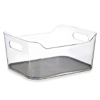 Badezimmer-Organizer 24,5 x 17 x 10,5 cm mit Griffen