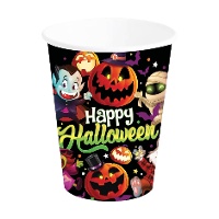 Happy Halloween Becher 240 ml - 6 Stück