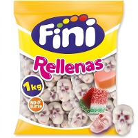 Gefüllte Totenköpfe Gummibonbons - Fini - 1 kg