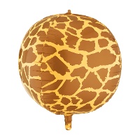 Orbz-Folienballon mit Giraffenmuster, 50 cm