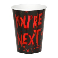 Blutige Halloween-Becher, 250 ml - 6 Stück