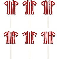 Atlético de Madrid Trikot-Topper - 6 Stück
