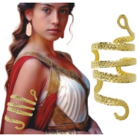 Goldener Schlangenarmreif