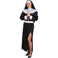 Katholische Nonne Kostüm für Frauen.