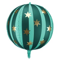 50 cm großer Sternkugelballon - 1 Stück