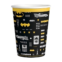 Batman-Pappbecher 200 ml - 8 Stück