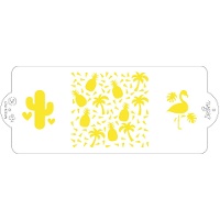 Hawaii-Schablone 10 x 25 cm - Dekorieren