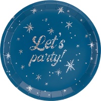 Let's party!-Teller mit 23 cm Durchmesser - 6 Stück