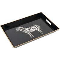 Tablett 45 x 31 cm - Royal Animal Zebra