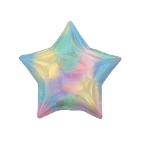 Schillernder Stern-Ballon 48 cm - Anagramm - 1 Stück