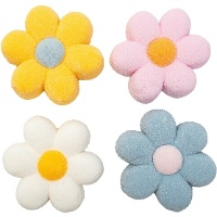 Pastellblüten-Marshmallows - 12 Stück