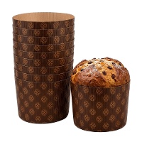 Einweg-Backformen für Panettone (0,5 kg) - 10 Stück